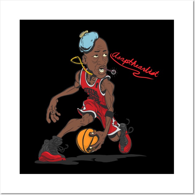 micheal jordan flu game Wall Art by asaptheartist